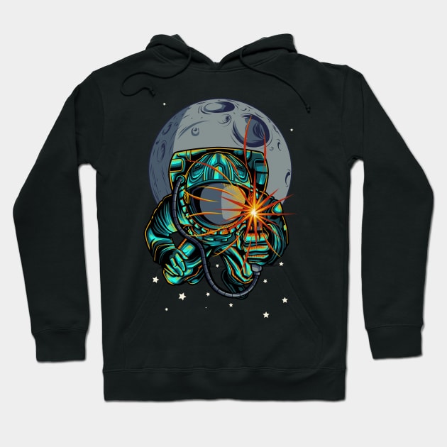 Welder Galaxy Hoodie by damnoverload